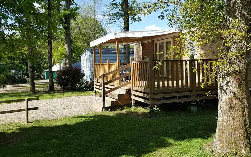 chalets camping valléede la Dordogne